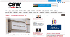 Desktop Screenshot of civilserviceworld.com