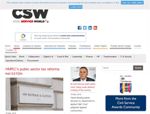 Tablet Screenshot of civilserviceworld.com